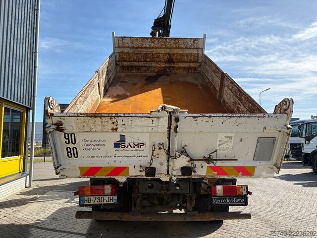 Tipper with crane Mercedes-Benz Axor + HIAB 088 ES -3 HIDUO + TIPPER + EURO 4