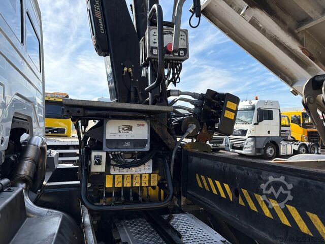 Tipper with crane Mercedes-Benz Axor + HIAB 088 ES -3 HIDUO + TIPPER + EURO 4