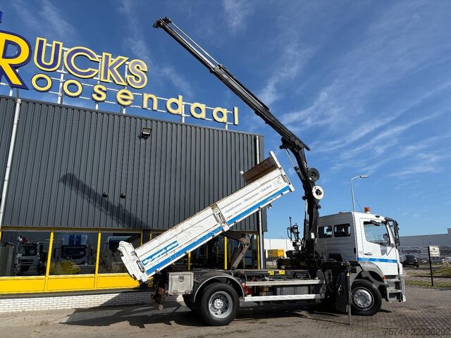 Tipper with crane Mercedes-Benz Axor + HIAB 088 ES -3 HIDUO + TIPPER + EURO 4