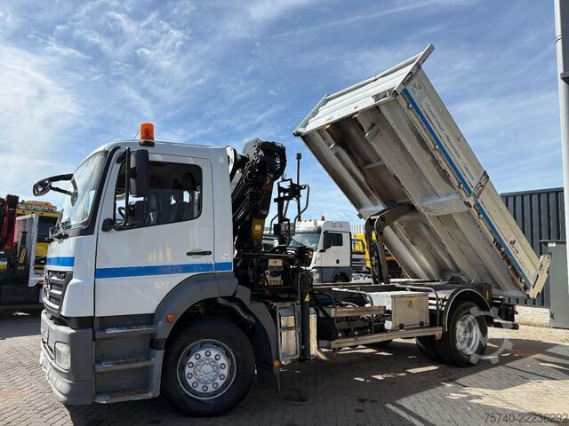 Tipper with crane Mercedes-Benz Axor + HIAB 088 ES -3 HIDUO + TIPPER + EURO 4
