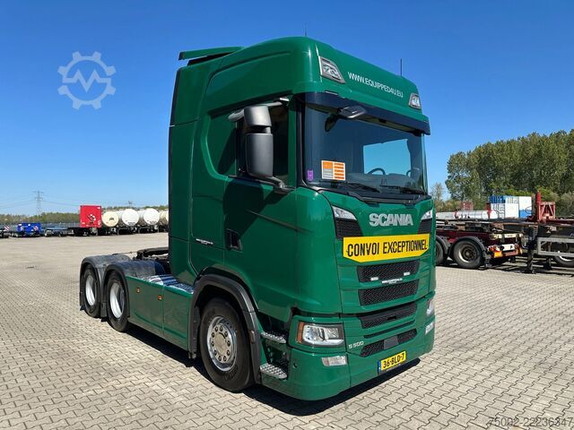 Schwerlast Scania S500 S500 6x4 RETARDER / ontheffing 78 ton / NL...