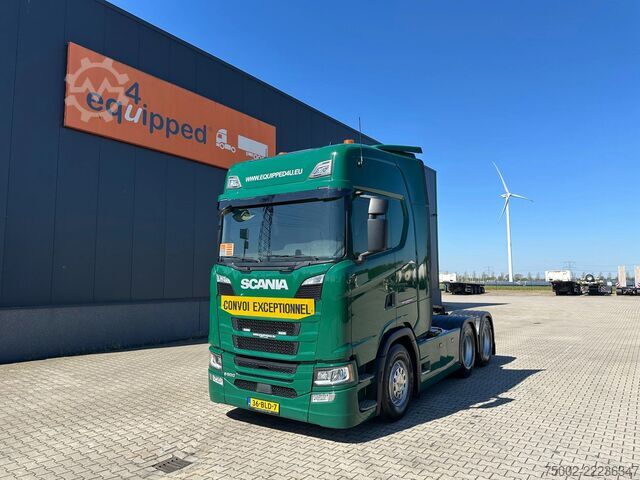 Schwerlast Scania S500 S500 6x4 RETARDER / ontheffing 78 ton / NL...