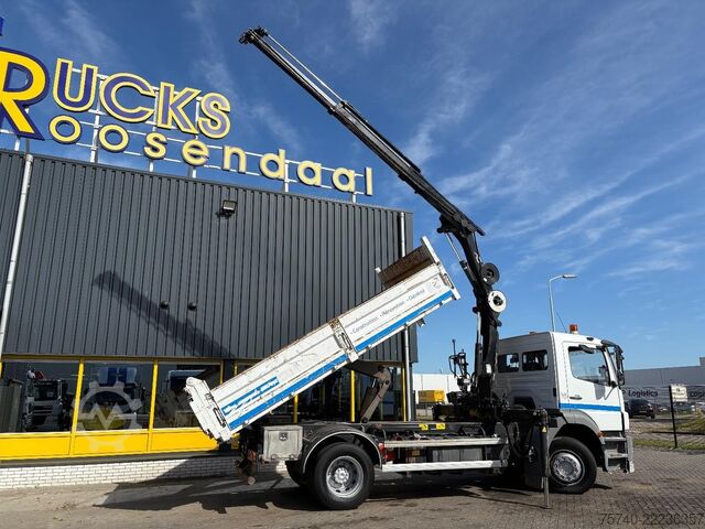 Crane Mercedes-Benz Axor + HIAB 088 ES -3 HIDUO + TIPPER + MANUAL