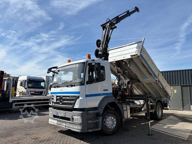 Crane Mercedes-Benz Axor + HIAB 088 ES -3 HIDUO + TIPPER + MANUAL