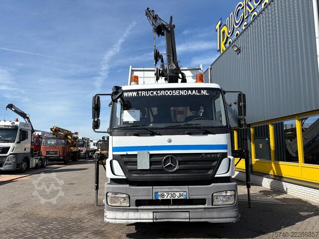 Crane Mercedes-Benz Axor + HIAB 088 ES -3 HIDUO + TIPPER + MANUAL