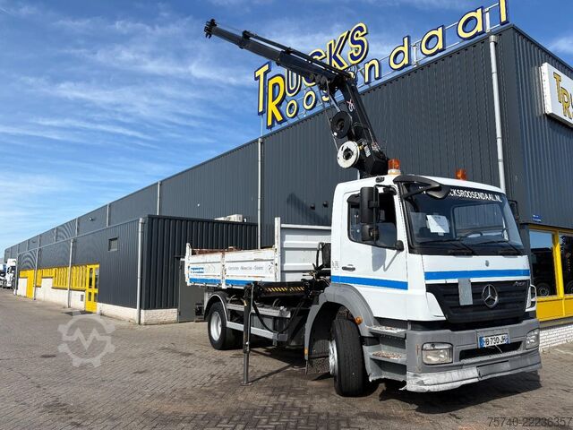 Crane Mercedes-Benz Axor + HIAB 088 ES -3 HIDUO + TIPPER + MANUAL