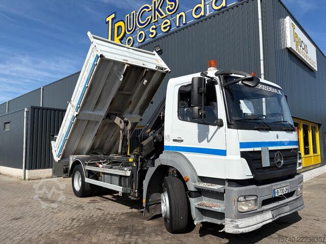 Crane Mercedes-Benz Axor + HIAB 088 ES -3 HIDUO + TIPPER + MANUAL