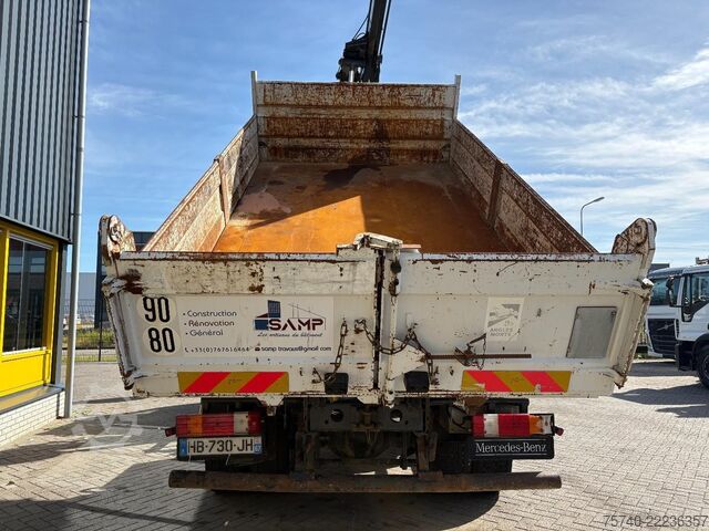 Crane Mercedes-Benz Axor + HIAB 088 ES -3 HIDUO + TIPPER + MANUAL