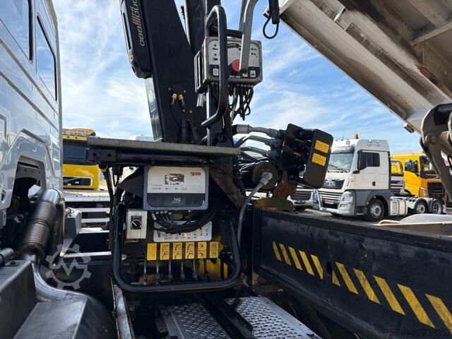 Crane Mercedes-Benz Axor + HIAB 088 ES -3 HIDUO + TIPPER + MANUAL