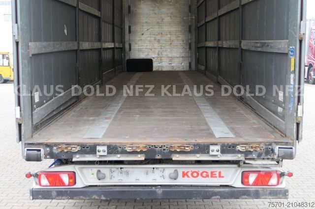 Kofferauflieger KÖGEL S 24-1 Pritsche Plane Edscha SAF-Achsen