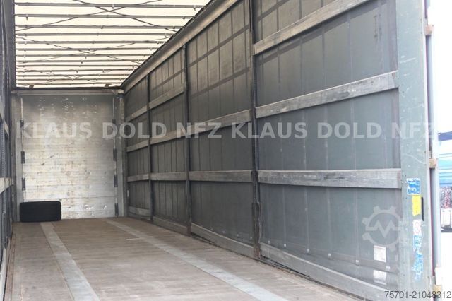 Kofferauflieger KÖGEL S 24-1 Pritsche Plane Edscha SAF-Achsen