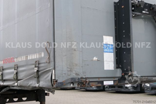 Kofferauflieger KÖGEL S 24-1 Pritsche Plane Edscha SAF-Achsen