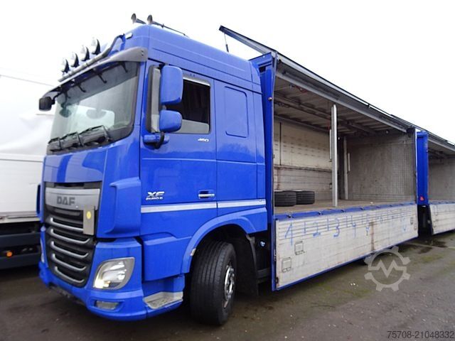LKW mit Getränkeaufbau DAF XF 460*kpl Zug*2x 7,7m Schwenkwand*2x LBW*MX Ret