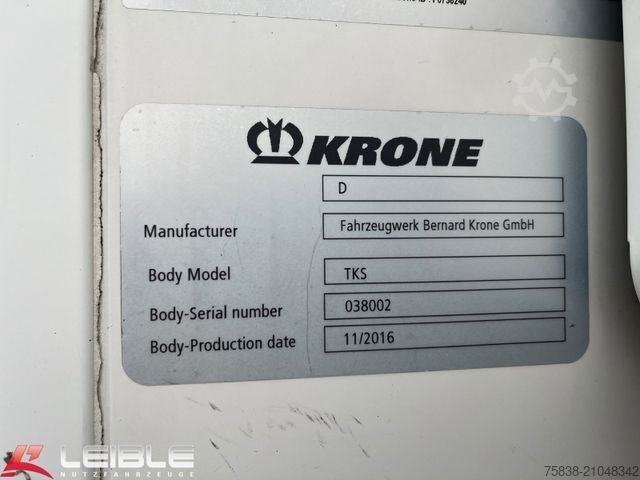 Reefer semitrailer KRONE SD*Frigo Thermo King SLXe300*Liftachse*