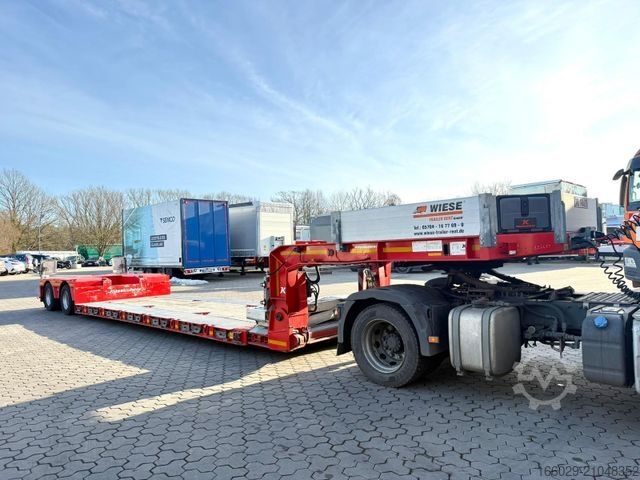 Tieflader-Sattelauflieger KÄSSBOHRER SLL 2/2H 2-Achs Tiefbett Hydraulische Lenkung
