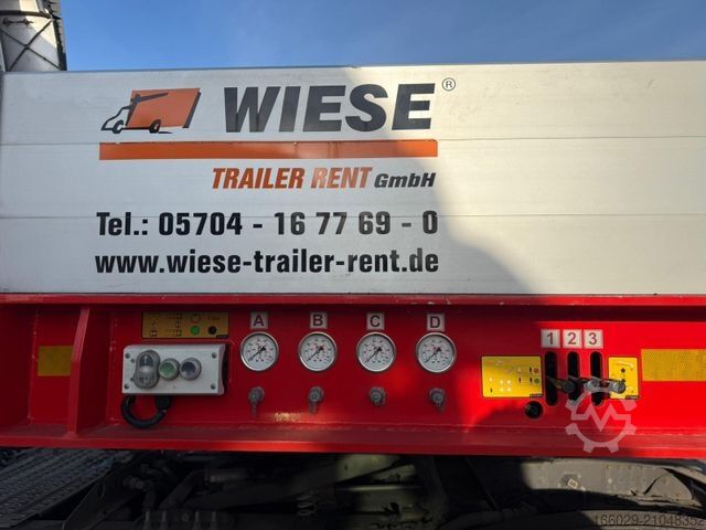 Tieflader-Sattelauflieger KÄSSBOHRER SLL 2/2H 2-Achs Tiefbett Hydraulische Lenkung