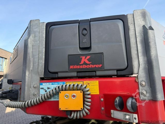 Tieflader-Sattelauflieger KÄSSBOHRER SLL 2/2H 2-Achs Tiefbett Hydraulische Lenkung