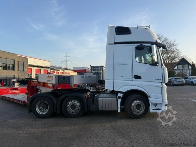 Low loader semitrailer KÄSSBOHRER SLL 2/2H 2-Achs Tiefbett Hydraulische Lenkung