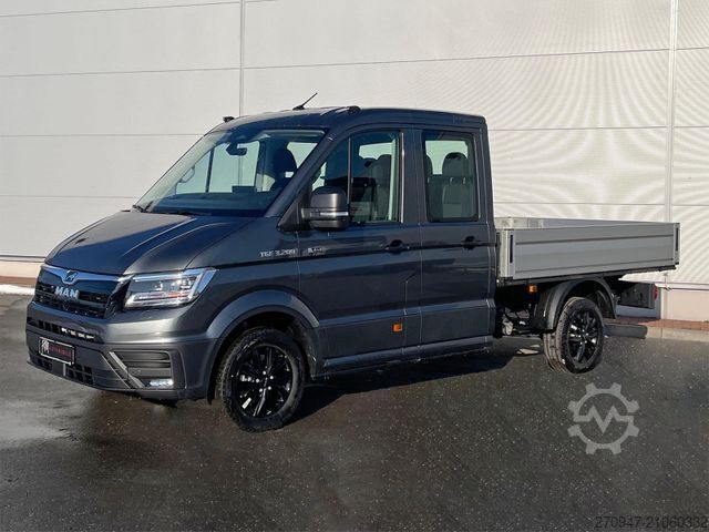 Pritschenwagen MAN TGE 3.200 Pritsche DOKA MR 4x4 LED ACC LENKRADHZ