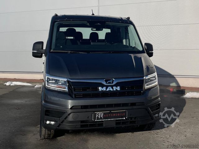 Pritschenwagen MAN TGE 3.200 Pritsche DOKA MR 4x4 LED ACC LENKRADHZ