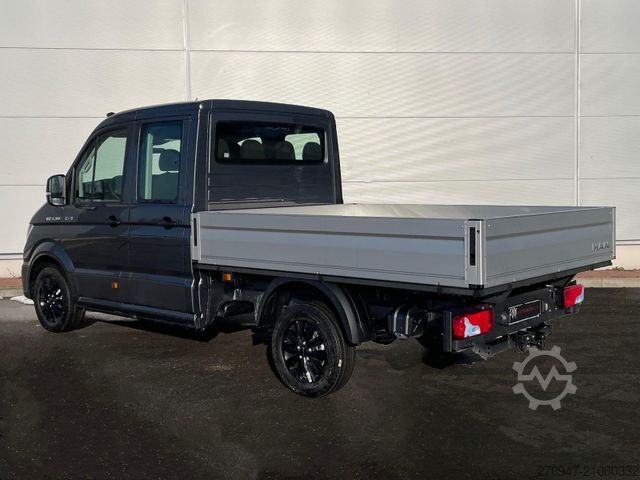 Pritschenwagen MAN TGE 3.200 Pritsche DOKA MR 4x4 LED ACC LENKRADHZ