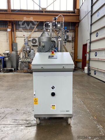 Used GEA Westfalia model FSD 1-06-107 stainless steel disc bowl centrifuge GEA FSD 1-06-107