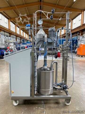 Used GEA Westfalia model FSD 1-06-107 stainless steel disc bowl centrifuge GEA FSD 1-06-107