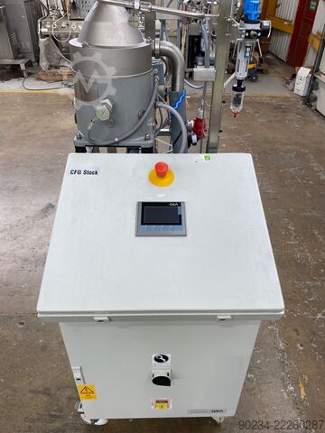 Used GEA Westfalia model FSD 1-06-107 stainless steel disc bowl centrifuge GEA FSD 1-06-107