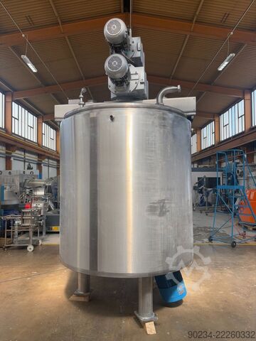Used Winkworth PV3000 3,000 litre stainless steel process vessel WINKWORTH PV3000