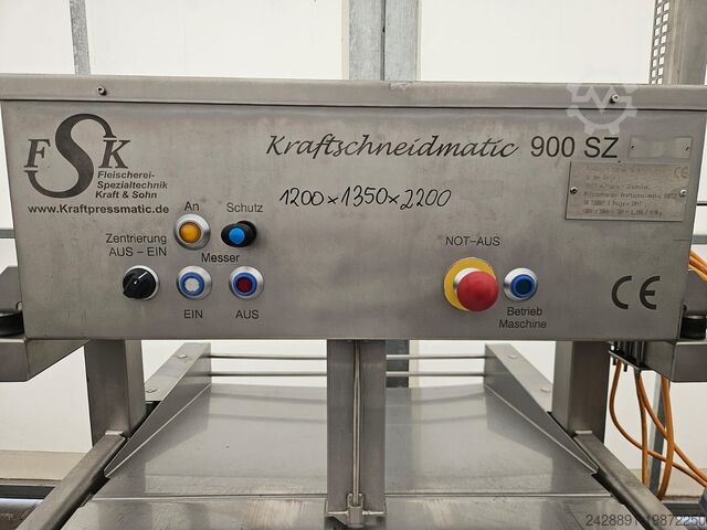 Saw/Cutter for frozen blocks Ballweg + Bottner Kraftschneidmatic 900 SZ