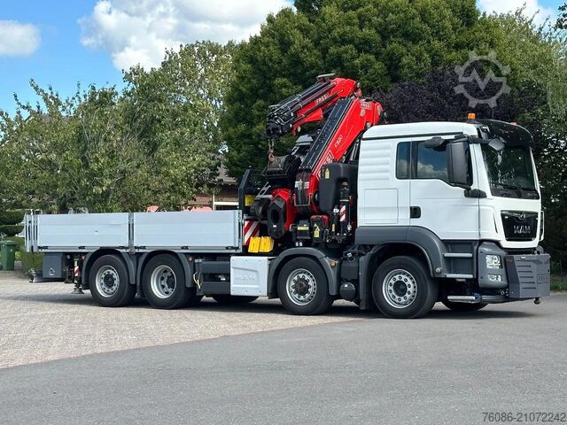 Kranwagen MAN TGS 35.510 8x2 (4) FASSI 82TM!!JIB/LIER/WINCH!!...
