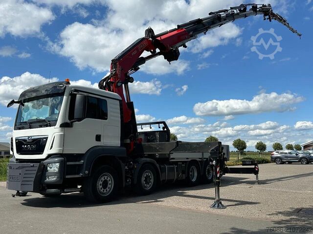Kranwagen MAN TGS 35.510 8x2 (4) FASSI 82TM!!JIB/LIER/WINCH!!...