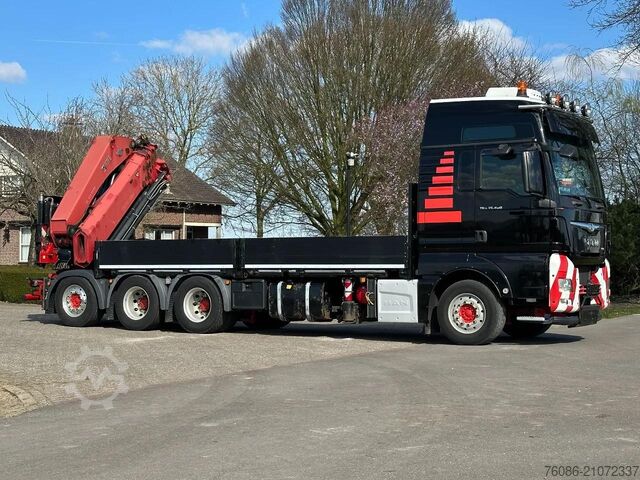 Kranwagen MAN TGX 35.480!!8x4 TRIPLE!!HIAB 62tm!!CRANE/GRUE!!...