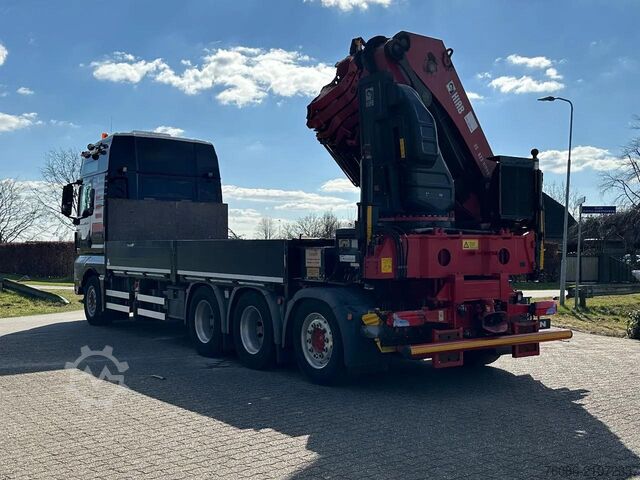 Kranwagen MAN TGX 35.480!!8x4 TRIPLE!!HIAB 62tm!!CRANE/GRUE!!...