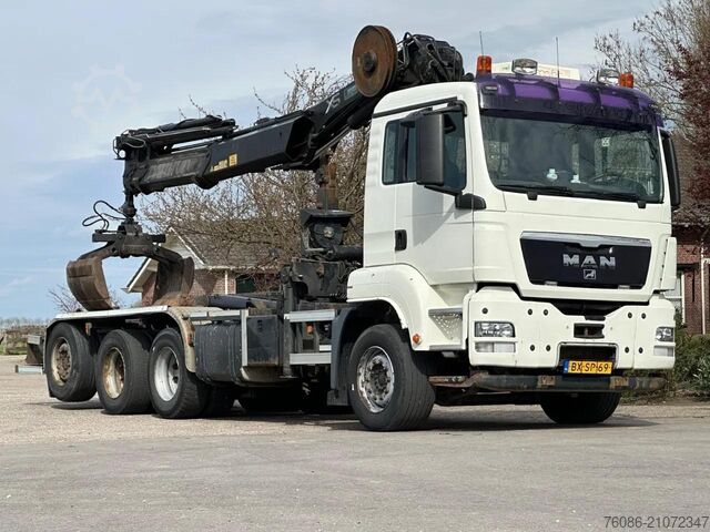 Hakenarmsystem MAN TGS 35.400 8X4  !!TRIPLE!!  24tm KRAAN/HAAKARM!...