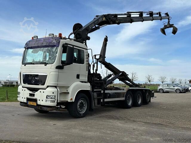 Hakenarmsystem MAN TGS 35.400 8X4  !!TRIPLE!!  24tm KRAAN/HAAKARM!...