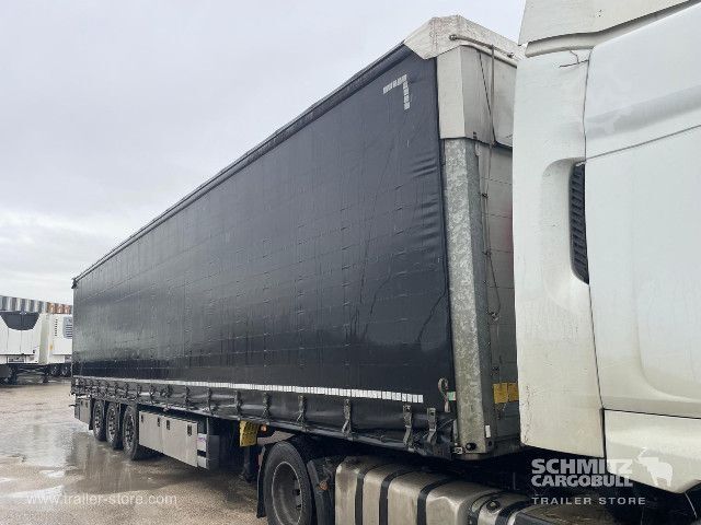 Auflieger mit Pritsche & Plane Schmitz Cargobull Semitrailer Curtainsider Varios
