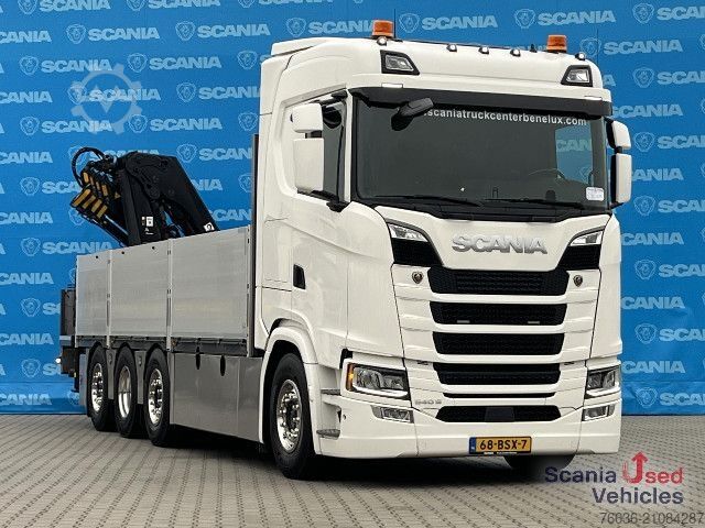 Spezial-LKW Scania S 540 B8x2/*6NB HIAB X-HIPRO 232+GS MEPPEL TRAILER