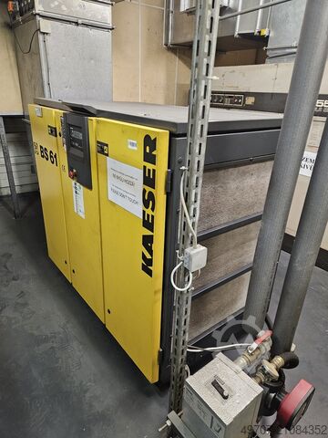 Schraubenkompressor 37 kW 6,1 m³/min KAESER BS61 37kw 6,1m3/min 7,5bar. 