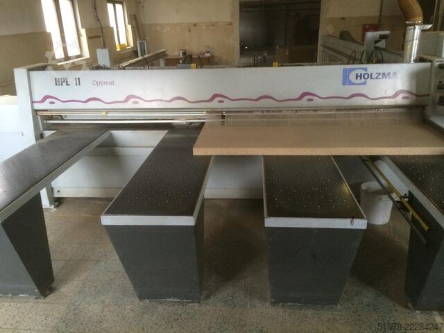 Panel beam saw 4300mm back loading HOLZMA HPL11/43/22
