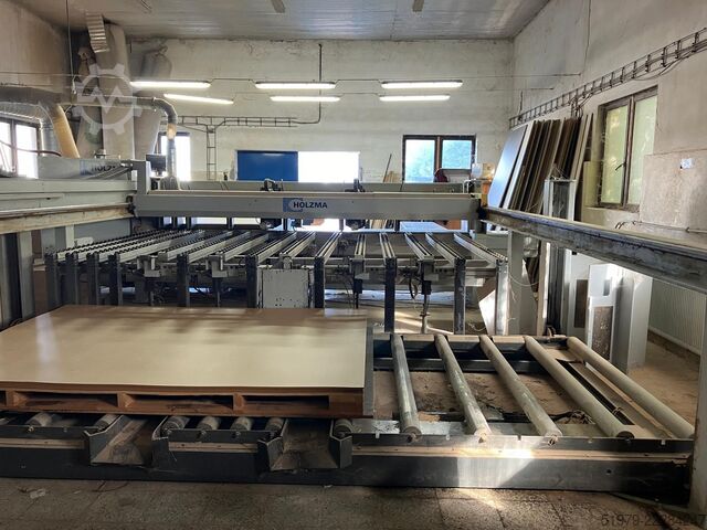 Panel beam saw 4300mm back loading HOLZMA HPL11/43/22