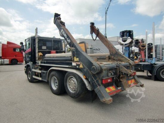 Three-sided tipper truck SCANIA G410 ABSETZER, AUTOMATIK, E6 6X2 LENK UND LIFTACHSE