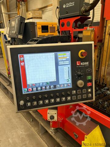 CNC portal plasma cutting machine Koike Deltatec 3000
