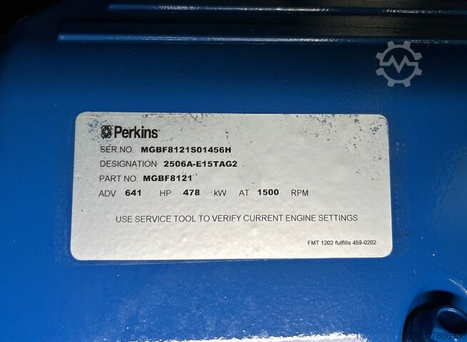 Generator set FG Wilson P550-3 - 550 kVA Genset - DPX-16020