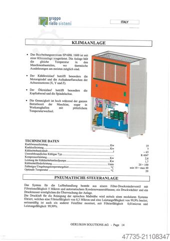 Universal machining center MANDELLI Spark 1600 AT,A70/1400
