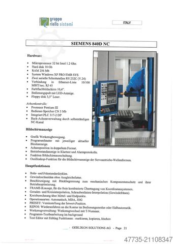 Universal machining center MANDELLI Spark 1600 AT,A70/1400