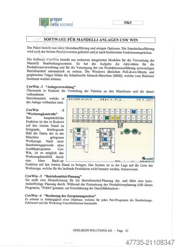Universal machining center MANDELLI Spark 1600 AT,A70/1400
