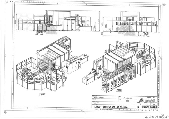 Universal machining center MANDELLI Spark 1600 AT,A70/1400