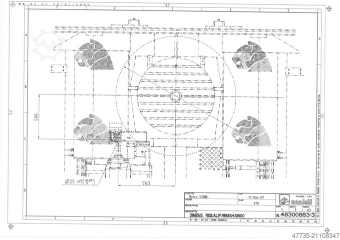 Universal machining center MANDELLI Spark 1600 AT,A70/1400
