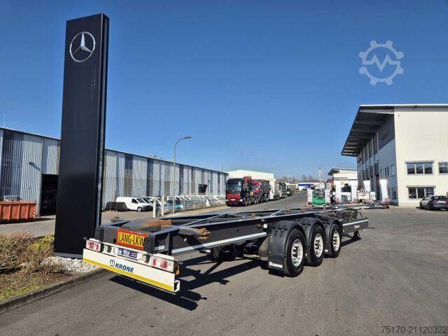 Tieflader Krone SD Container, BPW-Achsen Liftachse mitte